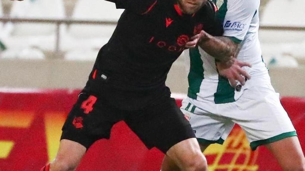 Asier Illarramendi, en el Córdoba - Real Sociedad de la Copa del Rey