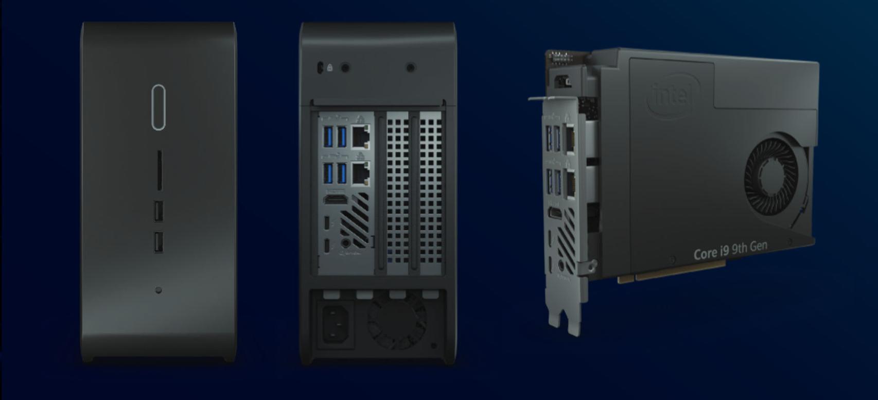 El factor de forma del Intel NUC 9 se consigue gracias al elemento de cálculo