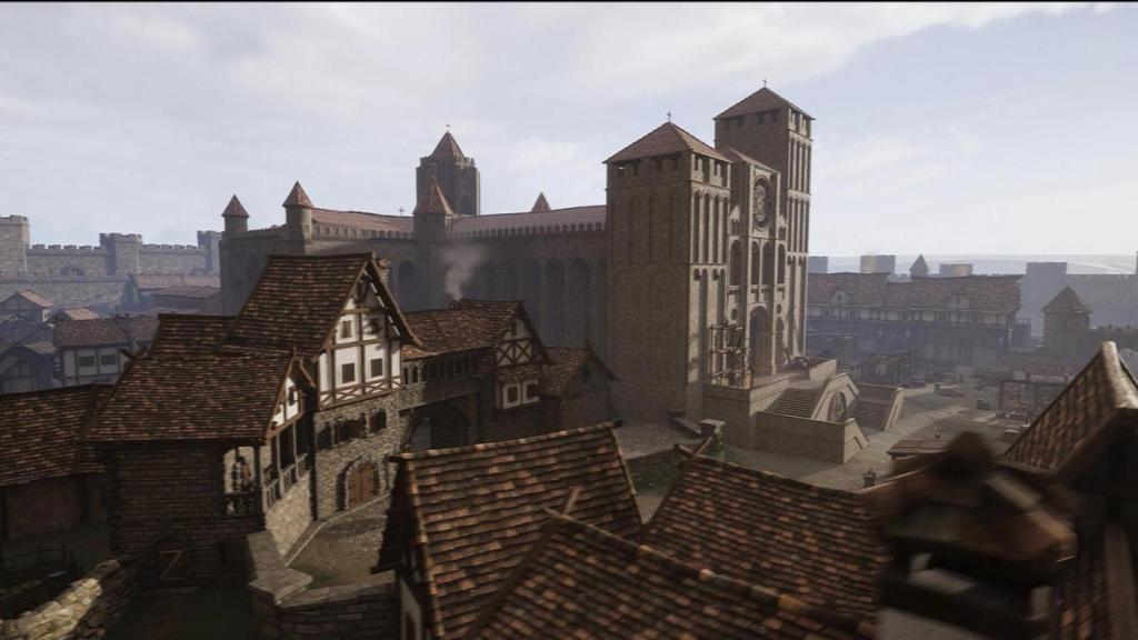 Recreación de Santiago en el videojuego ‘The Waylanders’.