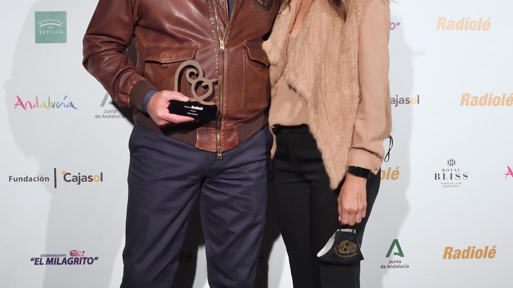 Bertín y Fabiola en uno de sus últimos actos públicos como pareja en octubre de 2020.