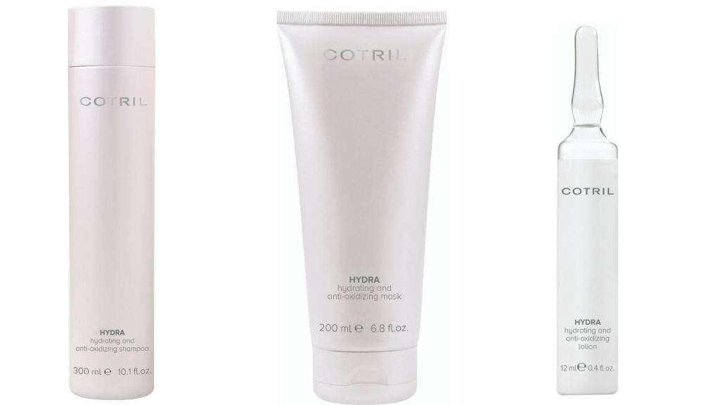 La nueva línea de productos de Cotril combate este efecto (De izq a derecha, los primeros pasos de la rutina)