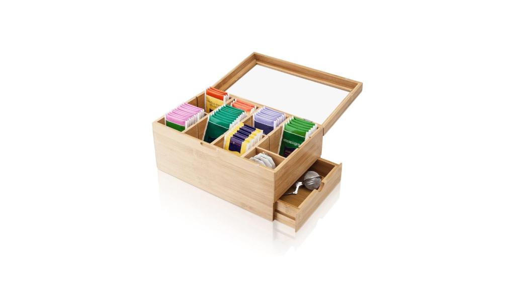 Caja para guardar infusiones