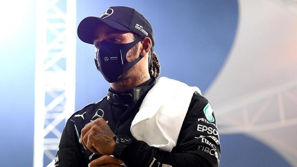 Hamilton en el GP de Bahrein de Fórmula 1