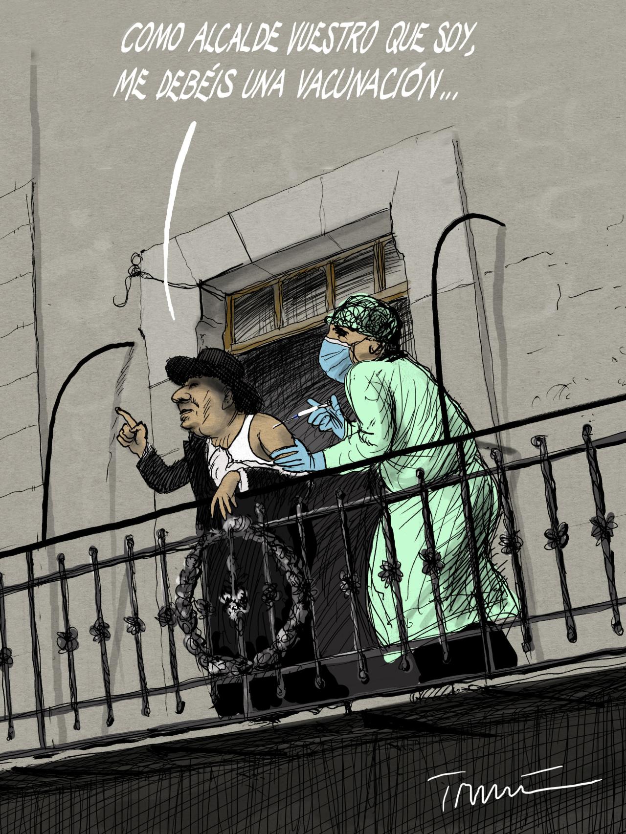 La vacunación del alcalde