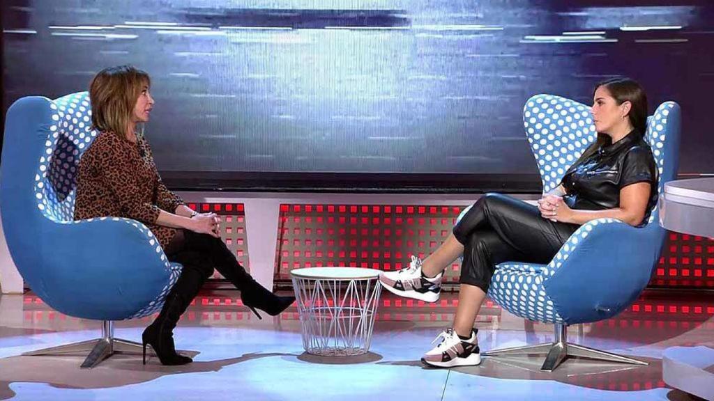 María Patiño y Anabel Pantoja en su cara a cara en 'Sálvame'