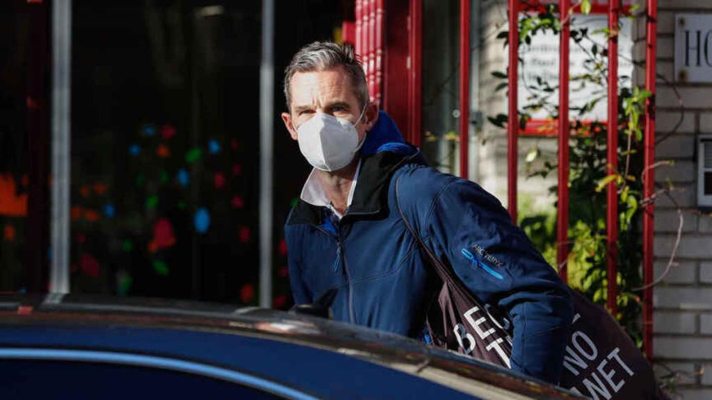 Iñaki Urdangarin en el Centro Hogar Don Orione de Madrid.