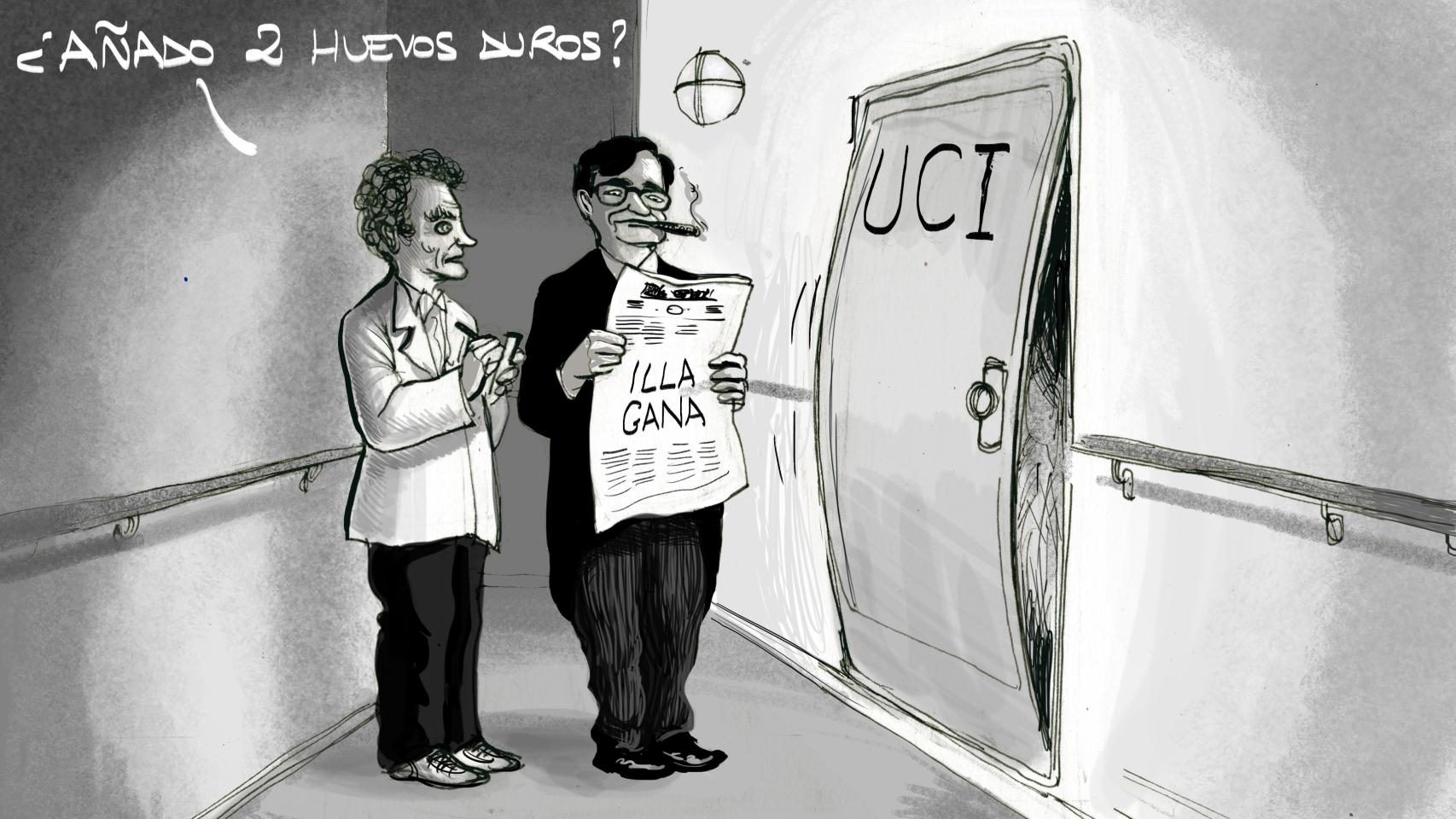 ¿También dos huevos duros?