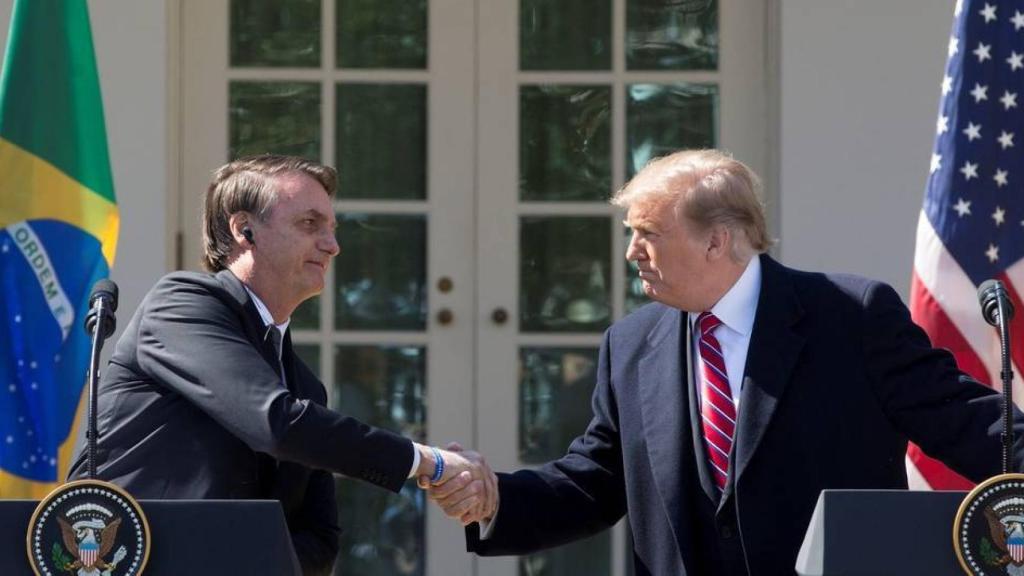 Jair Bolsonaro y Donald Trump, durante su reunión en la Casa Blanca.