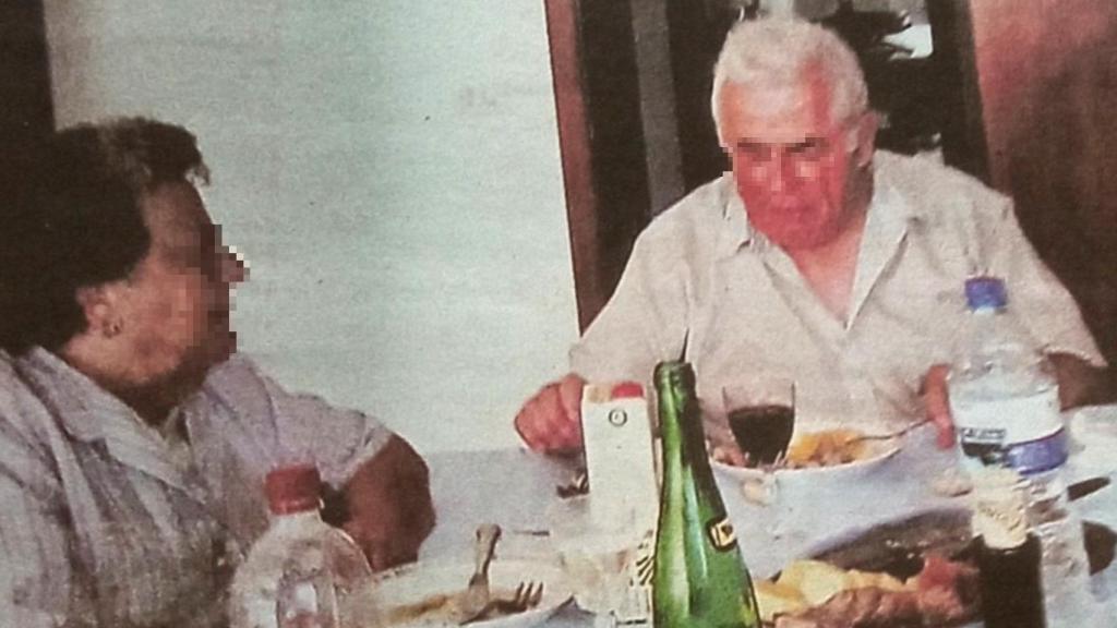 Rogelia y su marido Ramón, en una fotografía antigua.