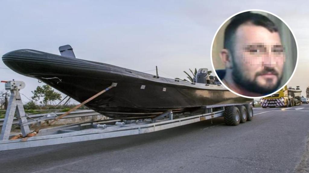 El ocupante de la lancha fallecido.