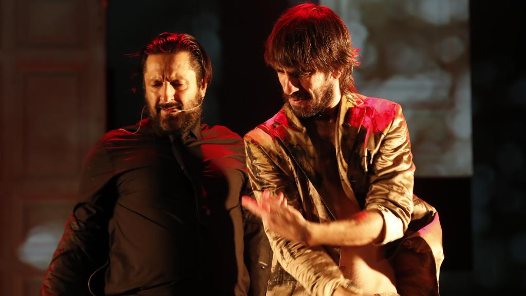 Daniel Navarro y Rafael Amargo en la presentación de 'Yerma' el pasado mes de diciembre en Madrid.