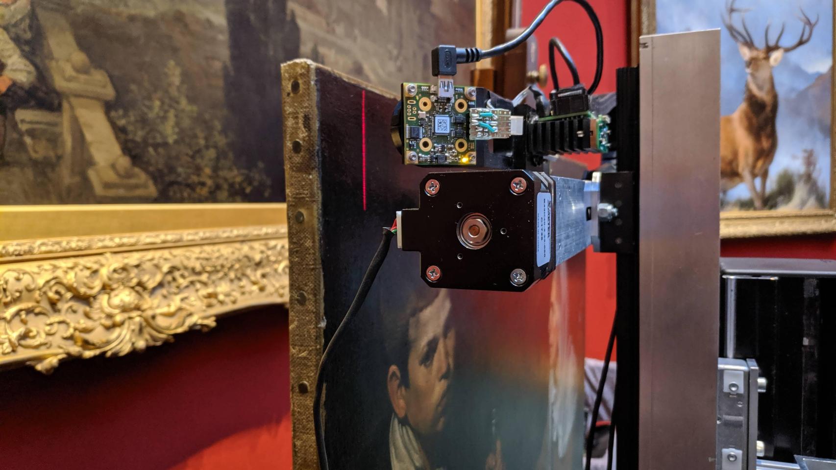 Trabajo en el National Galleries of Scotland con la obra 'Vieja friendo huevos' de Velázquez.