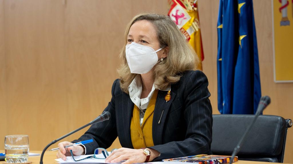 La vicepresidenta económica, Nadia Calviño.