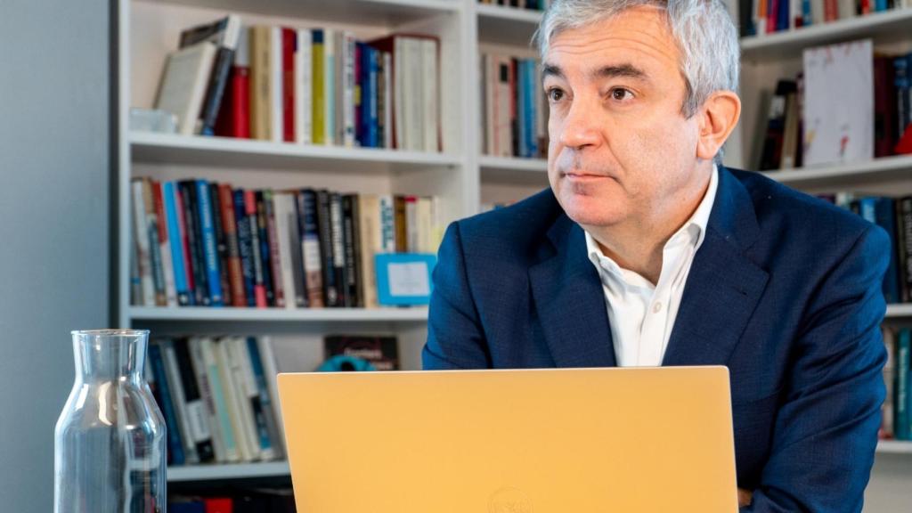 Luis Garicano, este martes en su despacho en Bruselas.