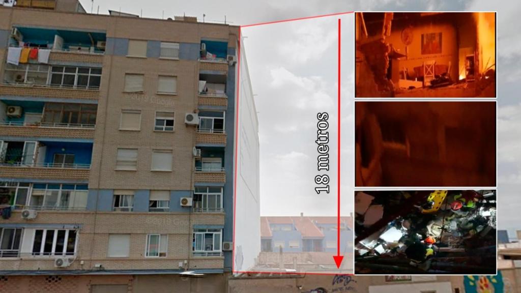 David cayó desde un sexto piso, desde 18 metros.