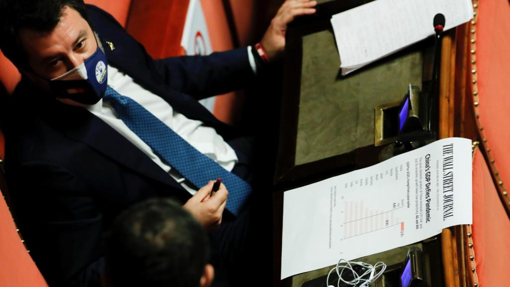 matteo Salvini, líder del partido ultraderechista la Liga.