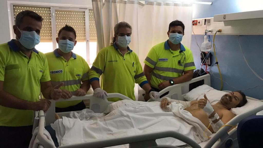 Durante su hospitalización David recibió muchas muestras de apoyo de todos los colectivos.