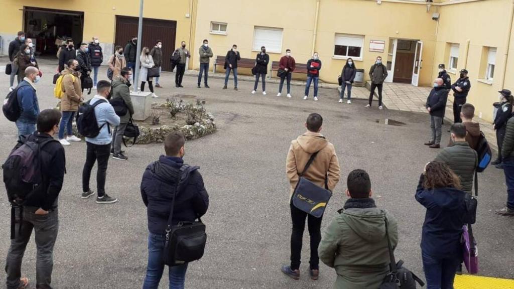 Recepción de alumnos del curso básico de Policía Local