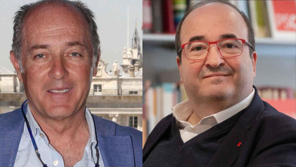 José Manuel Soto y Miquel Iceta en un fotomontaje.