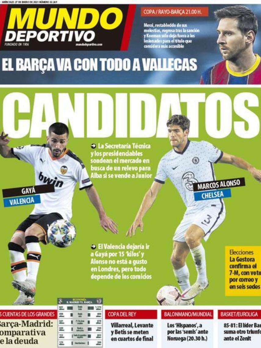 Portada Mundo Deportivo
