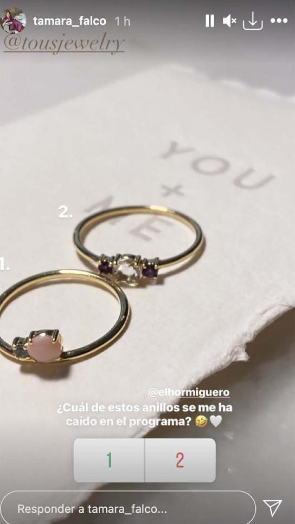 anillos tamara falco