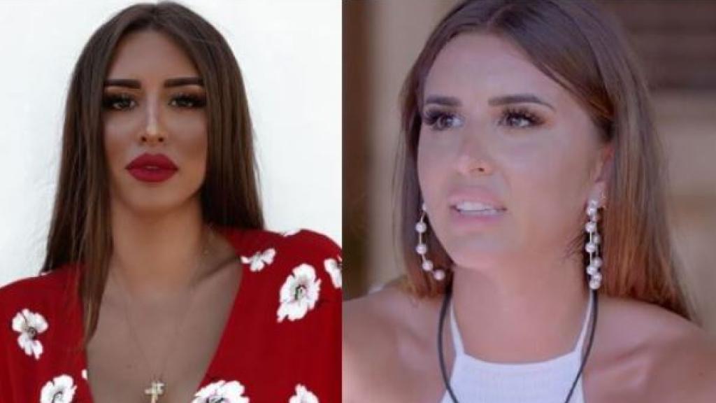 La concursante Marina en montaje de JALEOS en una comparativa de su ayer y hoy.