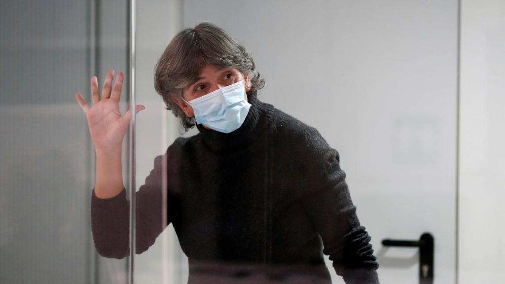 La dirigente de ETA Soledad Iparraguirre, alias 'Anboto', en la Audiencia Nacional.