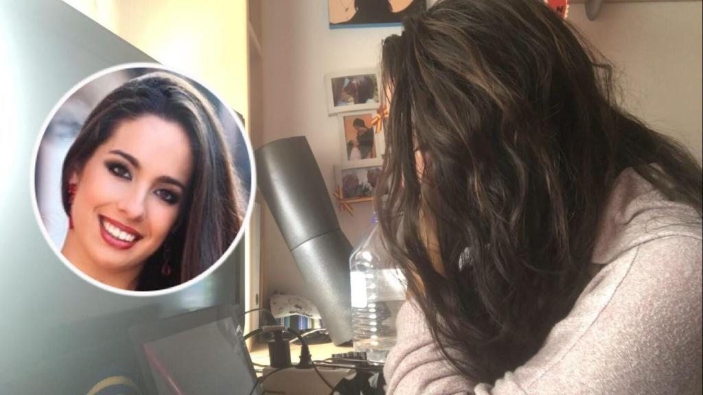 Miriam González, la teleoperadora despedida por dar positivo en Covid, confinada en su cuarto.