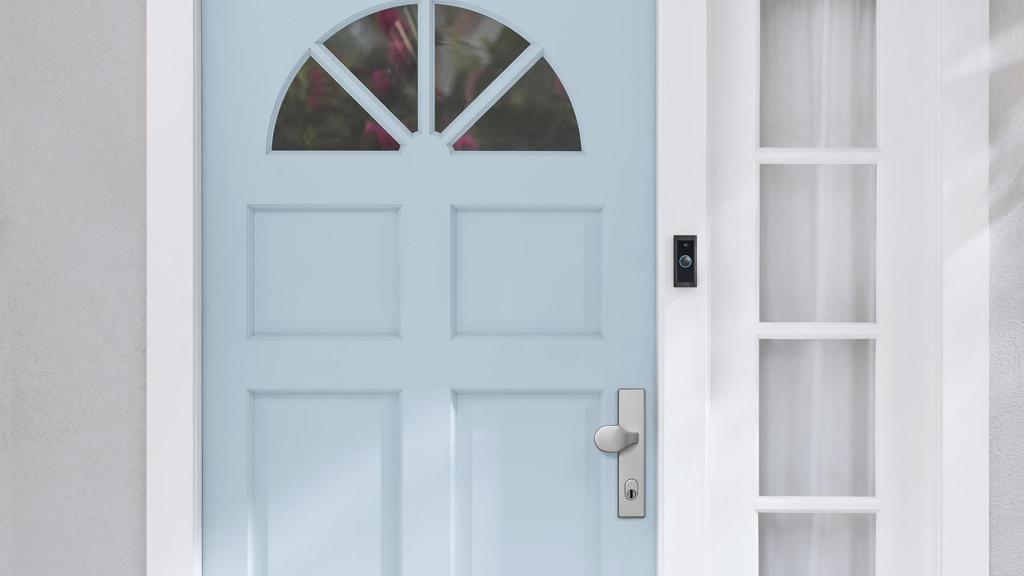 Timbre de Ring puesto en la pared.