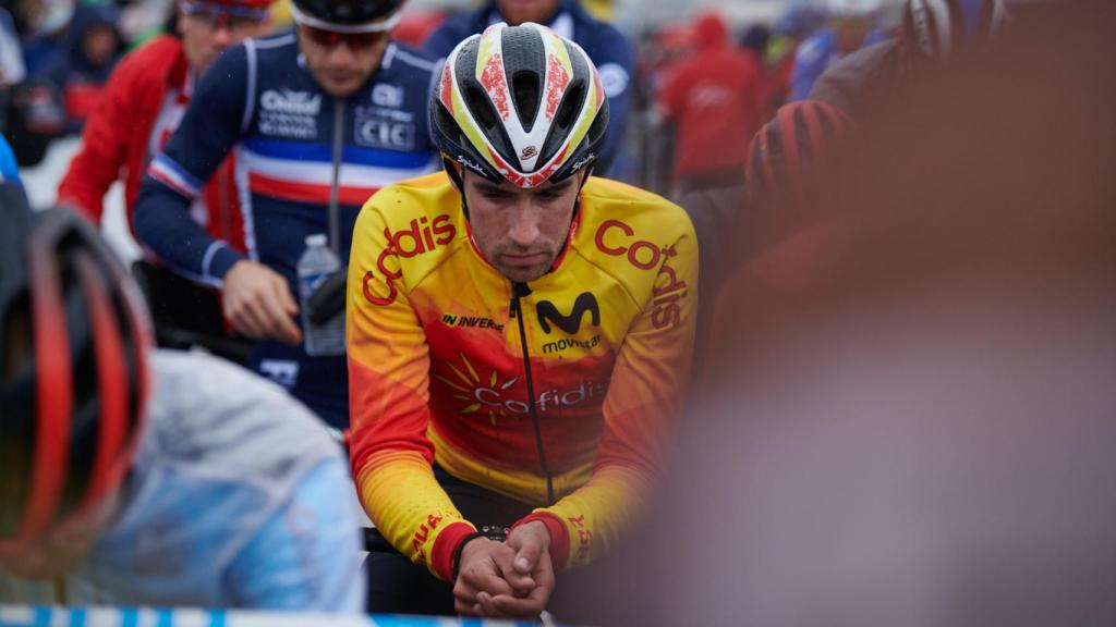 Felipe Orts, antes de una prueba