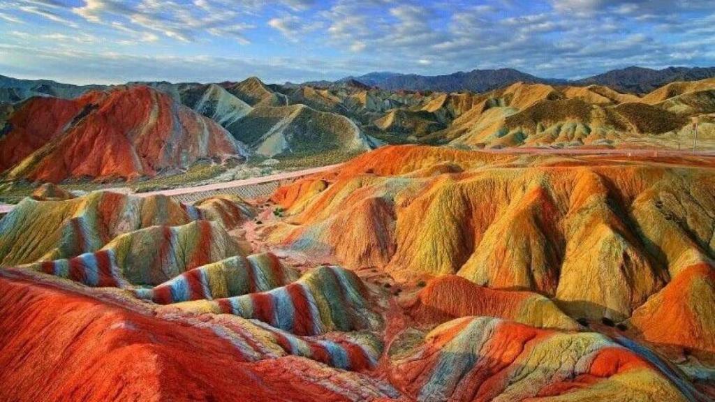 El parque geológico Zhangye Danxia