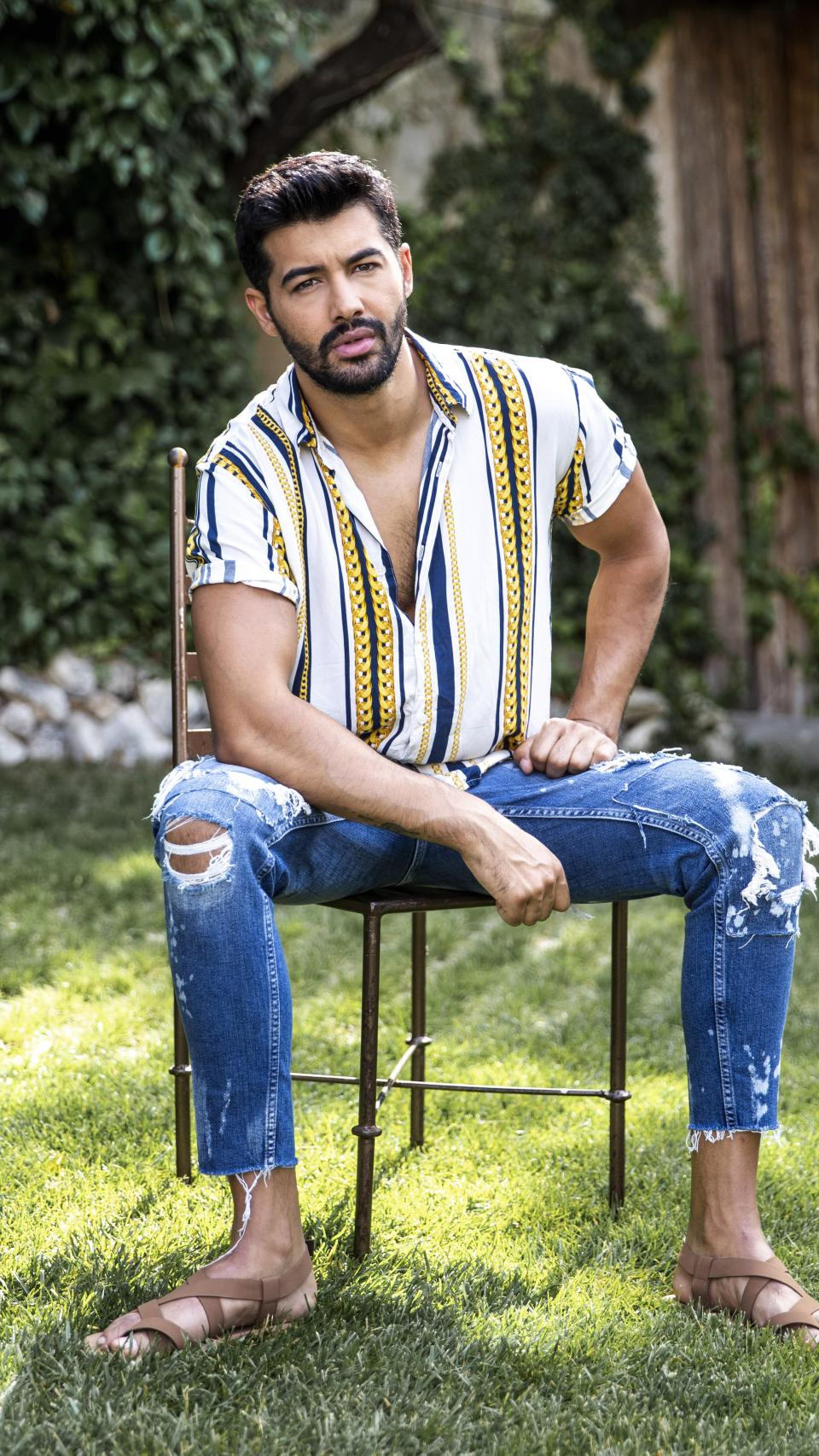 Jorge González en un reportaje fotográfico de este mes de enero.