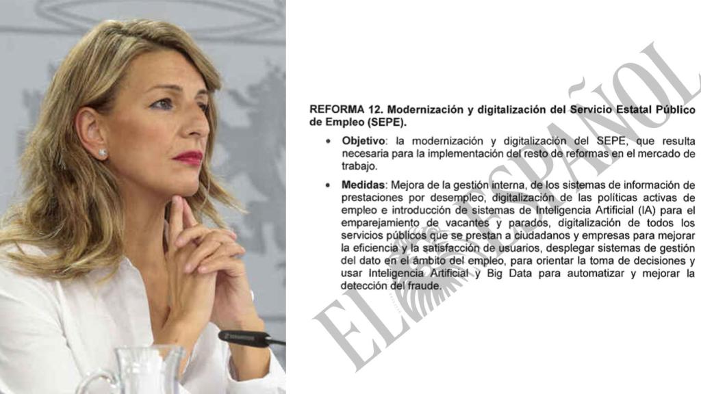 Yolanda Díaz, ministra de Trabajo y Economía Social.