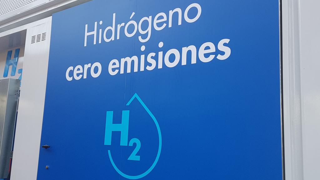 Estación de servicio en Madrid.