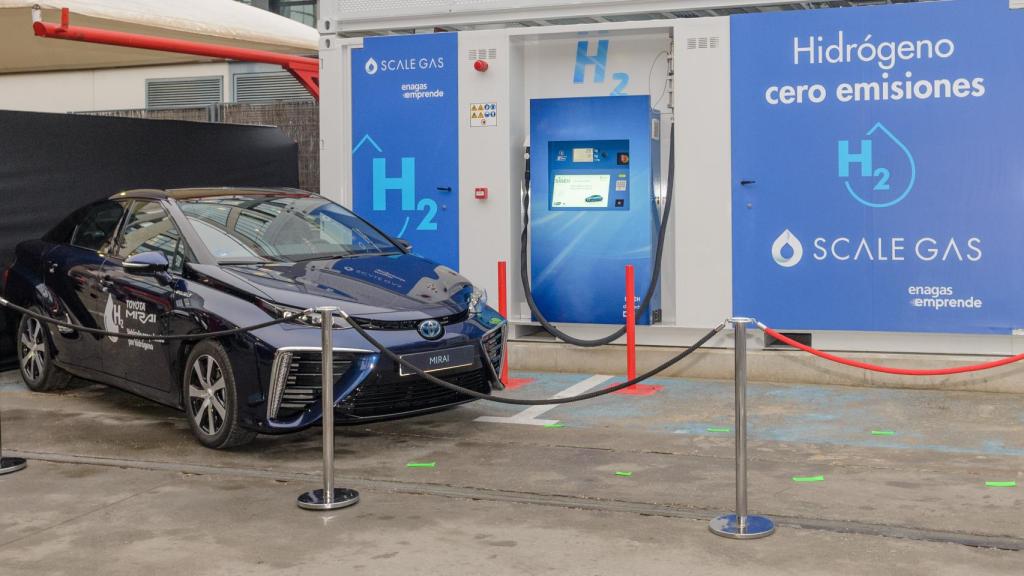 Estación de hidrógeno en Madrid.