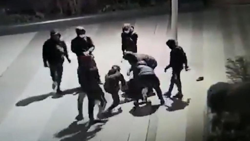 Las imágenes de la agresión al menor.