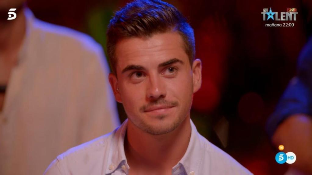 Jesús minutos antes de enfrentarse a las imágenes de Marina.