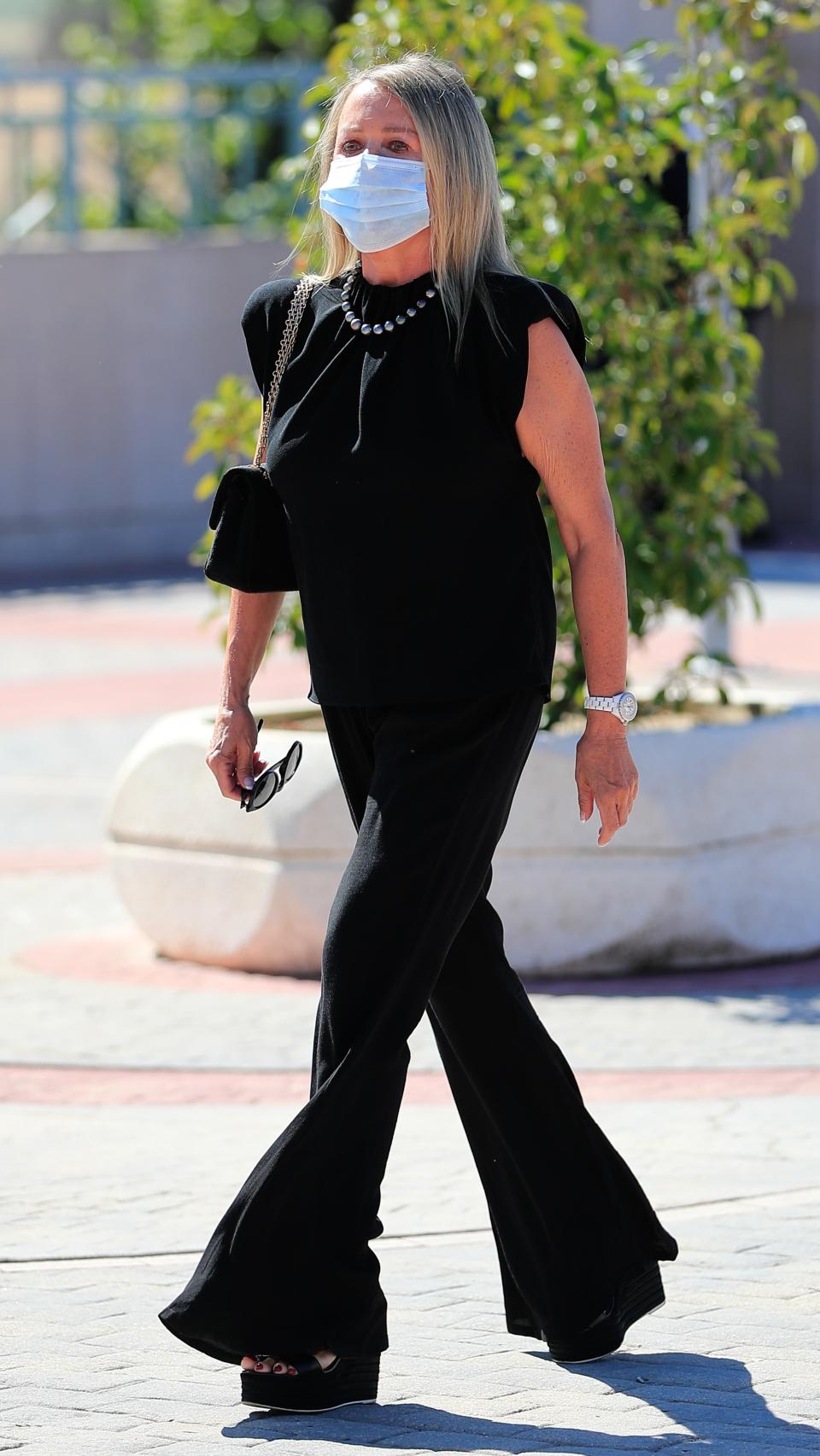 Marina en una de sus últimas salidas públicas.