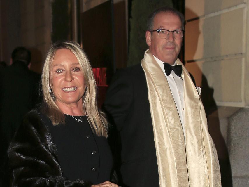 Marina Castaño y su marido Enrique Puras en una imagen fechada en noviembre de 2017.