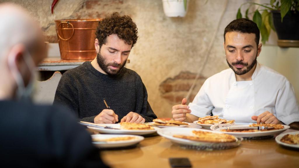 Calificación final de las pizzas cuatro queso.