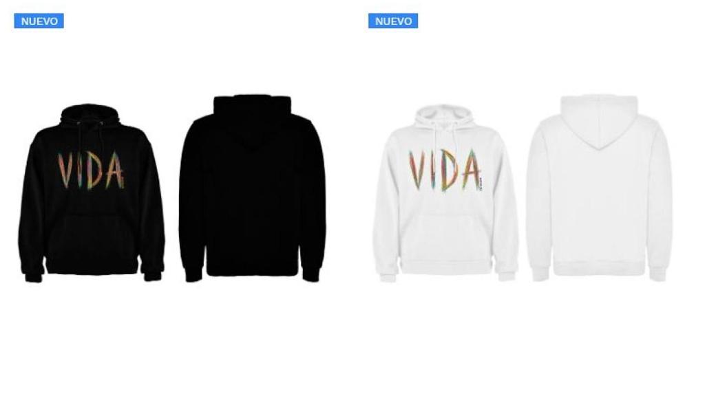 Los modelos de sudaderas agotados.
