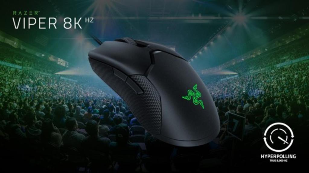 Razer Viper 8KHz ofrece una tasa de sondeo de 8000 Hz.