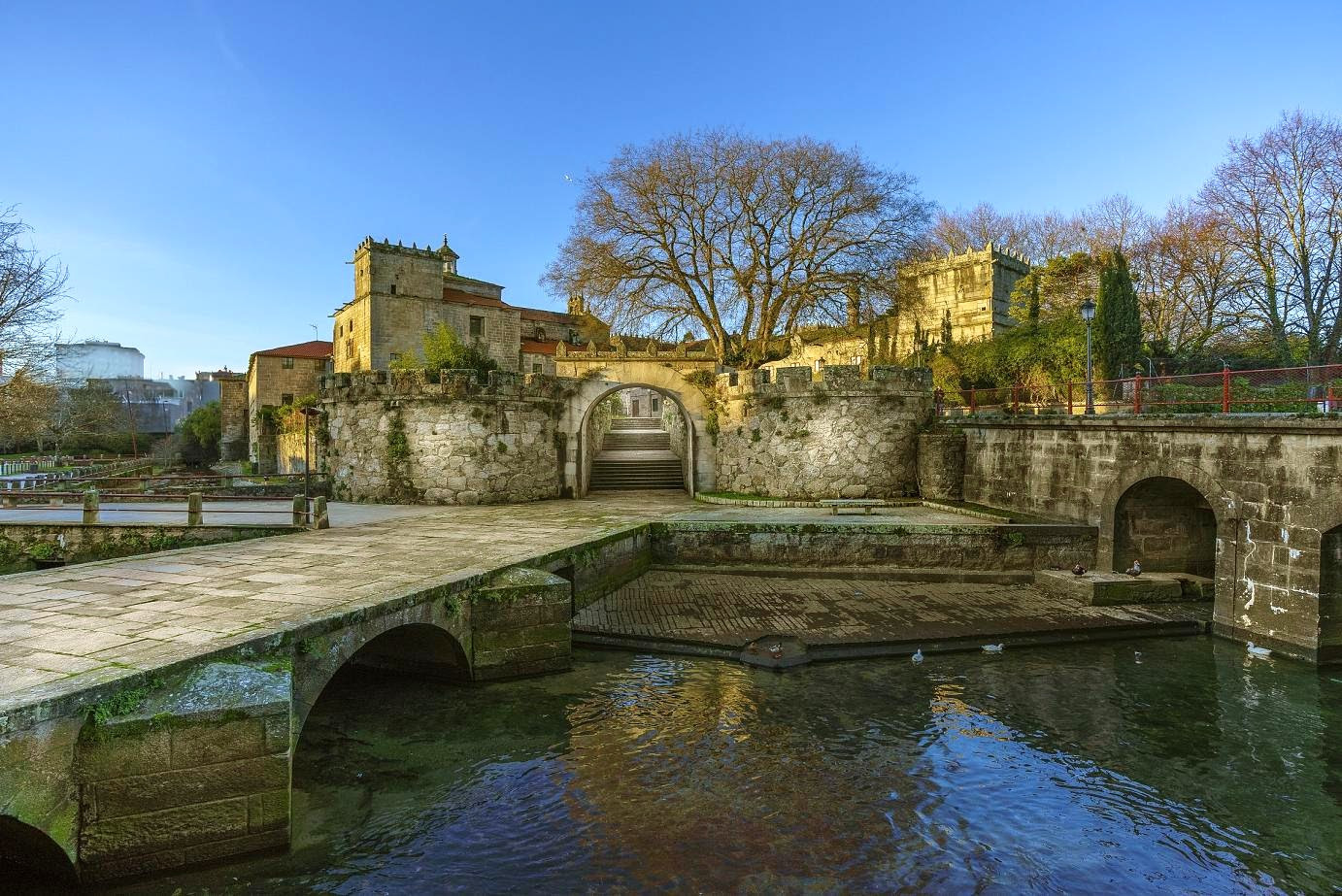 Entrada Pazo de Vista Alegre. Foto: Mancomunidade do Salnés