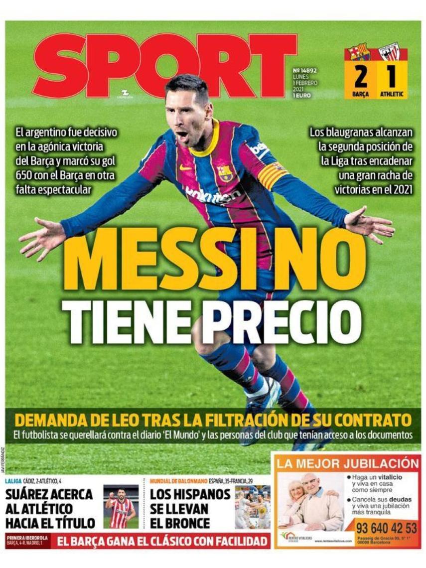 Portada SPORT