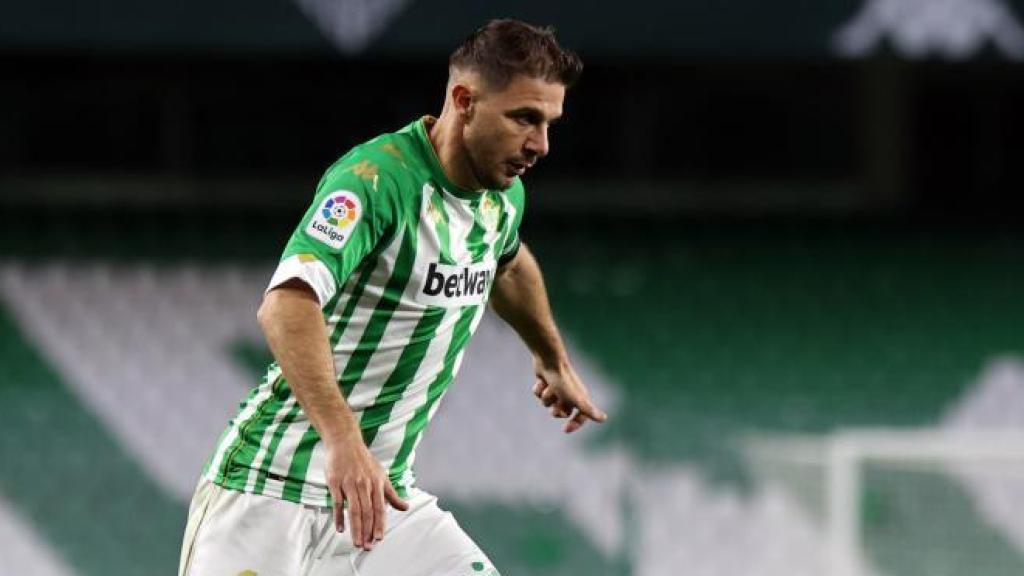 Joaquín Sánchez, en un momento del partido entre Betis y Osasuna