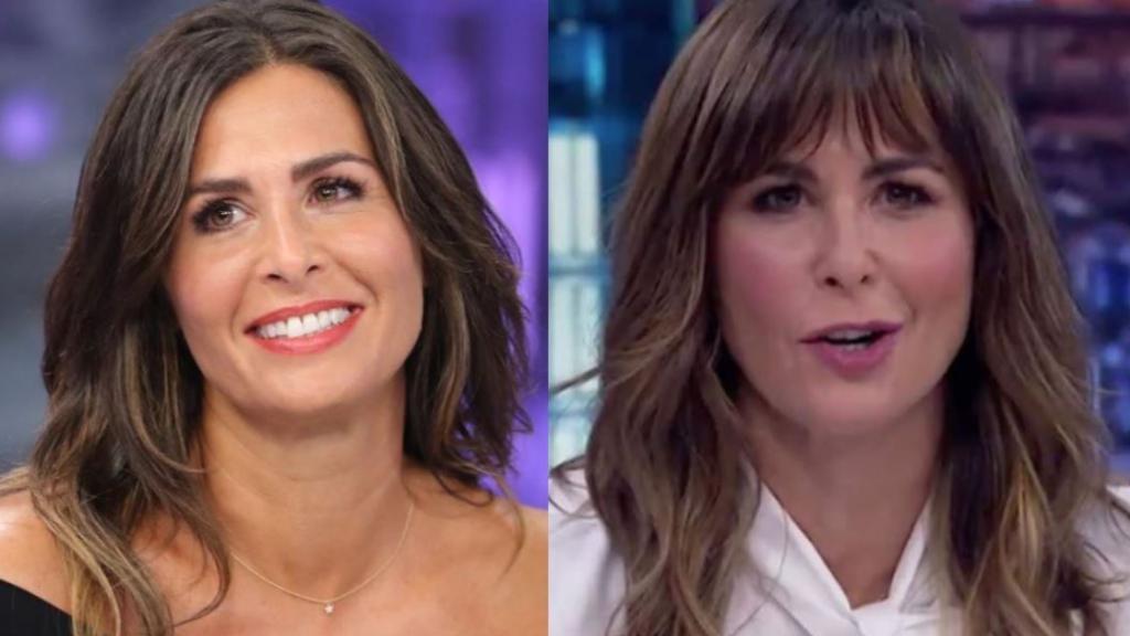 Nuria Roca en montaje de JALEOS con su antes y después.