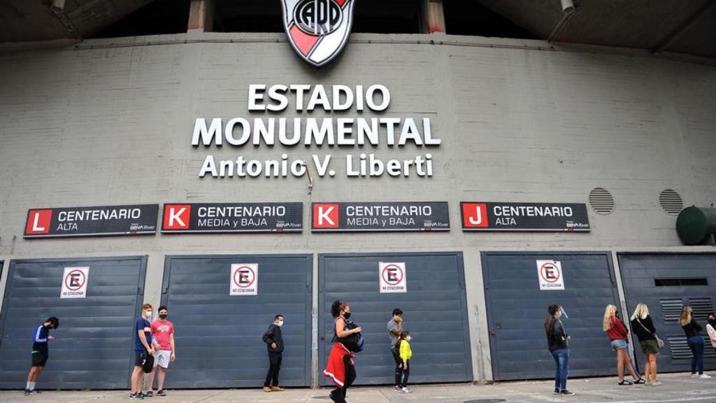 El Monumental de River Plate, cedido para vacunar contra la Covid-19 en Argentina