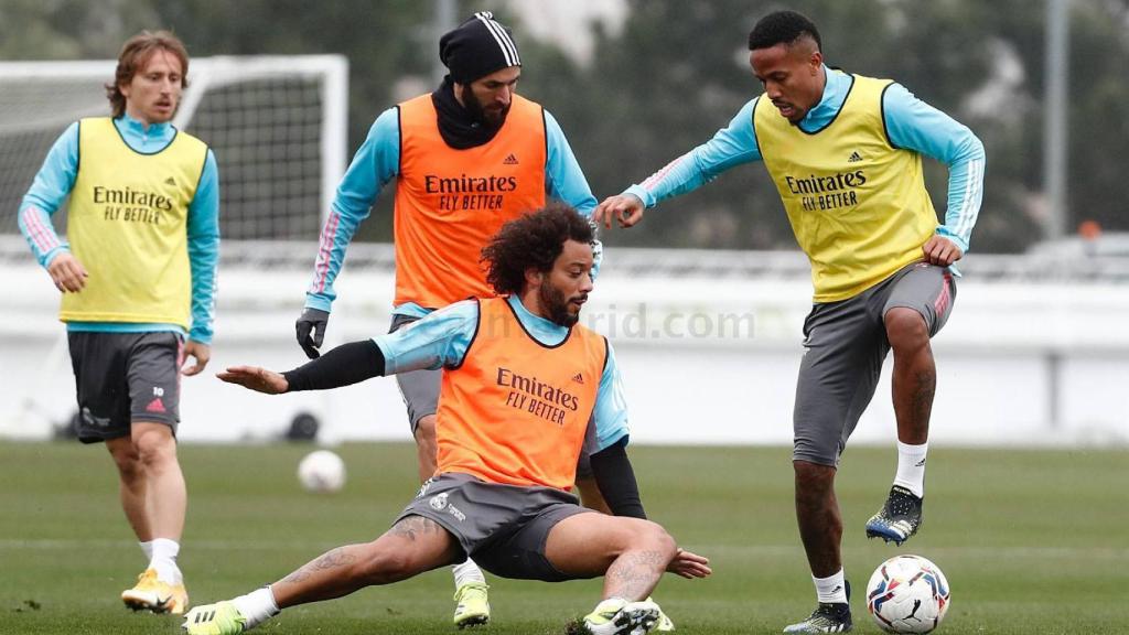 El Real Madrid se entrena en Valdebebas