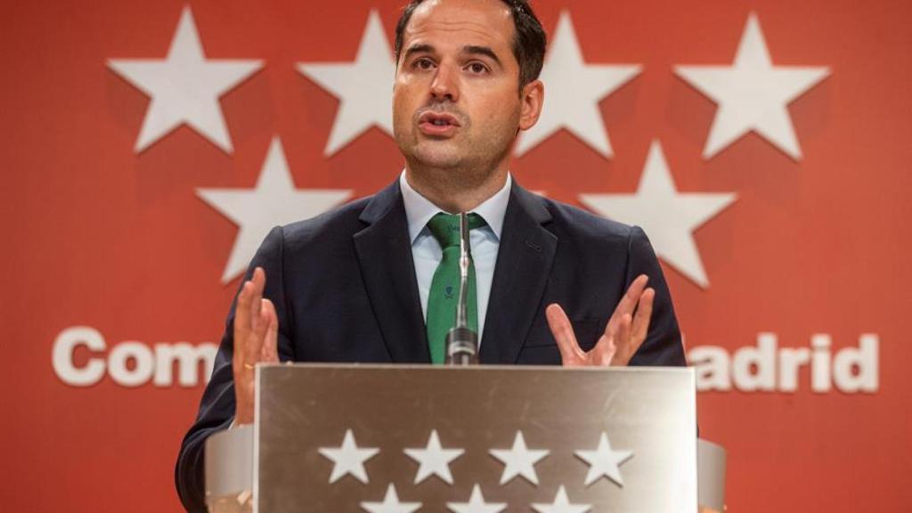 El vicepresidente de la Comunidad de Madrid, Ignacio Aguado, este miércoles. Efe
