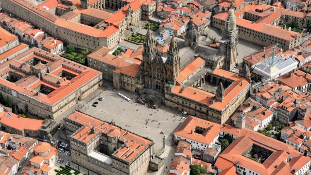 Plaza del Obradoiro de Santiago de Compostela